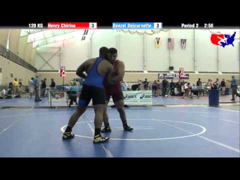 Henry Chirino vs. Denzel Dejournette at 2013 ASICS University Nationals - GR