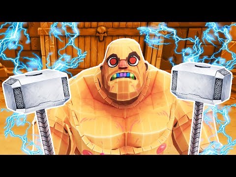 Destroying Gladiators with Mjolnir and Lightning! Mods!  - Gorn Gameplay - VR HTC Vive Pro
