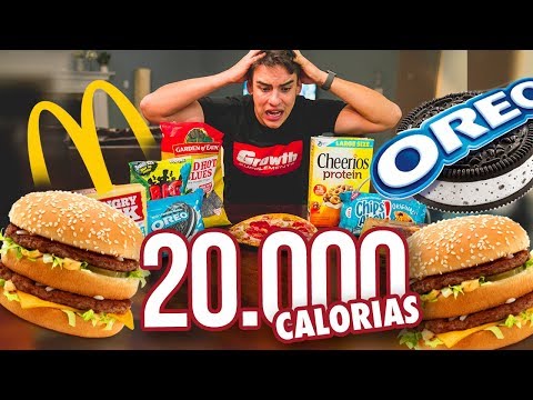 Dia do LIXO: 20.000 Calorias | O Desafio