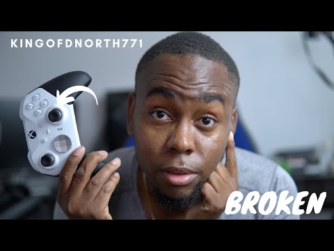 Xbox Elite Series 2 Core White  Broken On Day One