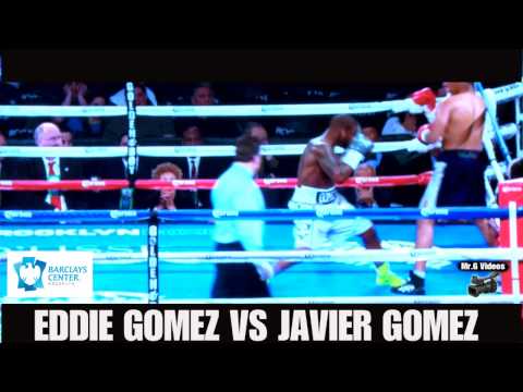 Eddie EBoy Gomez vs Javier Gomez at the Barclay Center. First Round Knockout!
