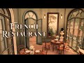 French Restaurant Speed Build CC The Sims 4