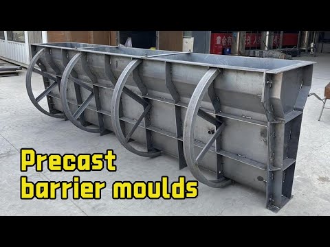 Concrete block moulds Concrete jersey barrier moulds