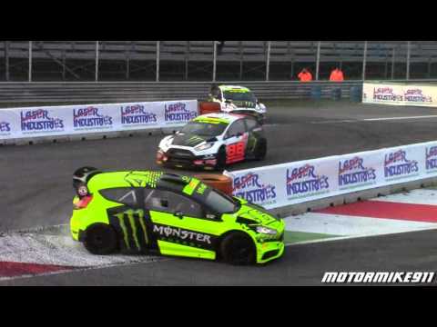 VR46 Team - Ford Fiesta WRC SOUND, Anti-lag Backfires - Monza Rally Show 2015