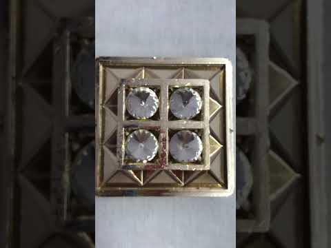 Golden advanced fibre quadri crytsal flato vastu pyramid, fo...