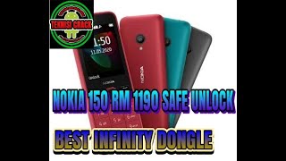 HOW TO UNLOCK NOKIA 150 RM 1190 BY BEST INFINITY DONGLE