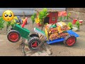 DIY TRACTOR STUCK IN MUD WITH PARLE G MINI SCIENCE PROJECT DIY TRACTOR PARLEG Rmtoys