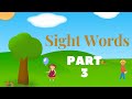 New Sight Words Sight Words For Kids High Frequency Words Part 3