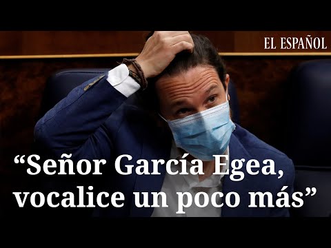 Iglesias se mofa del acento murciano de García Egea