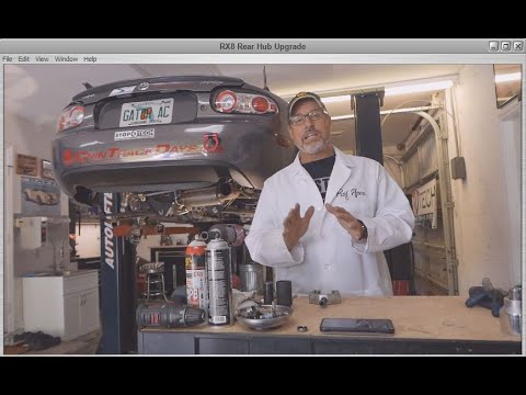 NC MX5 to RX8 Rear Hub Upgrade with rear bearing replacement.