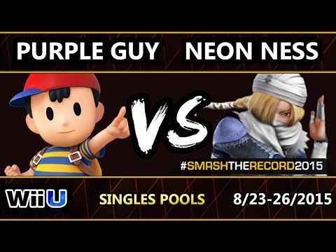 STR2015 - Purple Guy (Ness) Vs. Neon Ness (Sheik) SSB4 Pools - Smash Wii U -Smash 4