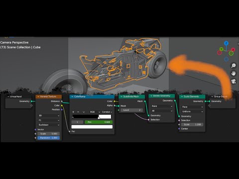 How to Create an Easy Glitch Transition with geometry nodes