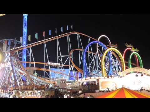 Munich Looping Roller Coaster (With 5 Train Operation) @ Hyde Park Winter Wonderland (4)