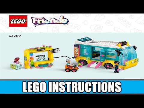 LEGO Instructions | Friends | 41759 | Heartlake City Bus