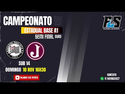 Campeonato Estadual Base A1 - Semi Final (Ouro) Lausanne x Juventus sub 14 ao Vivo no FLS