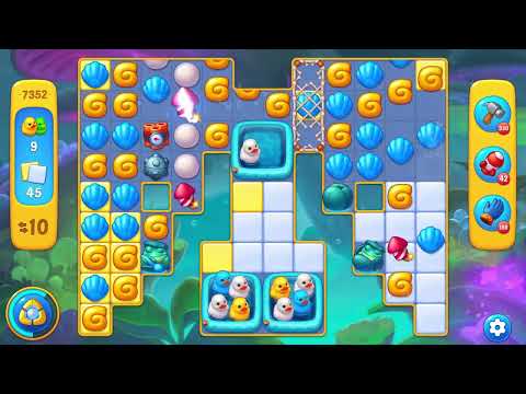 Fishdom 7352 Level - 17 moves - NO BooSTERS