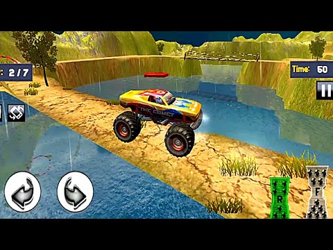 Offroad Monster Truck Stunts Hills  Driving Android  Simulator #3 Gameplay
