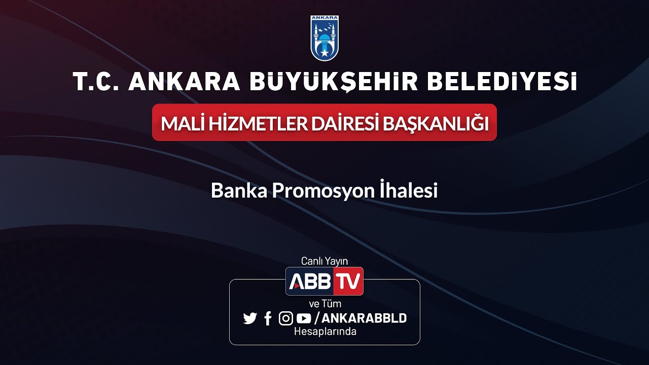 MALİ HİZMETLER DAİRESİ BAŞKANLIĞI - Banka Promosyon İhalesi