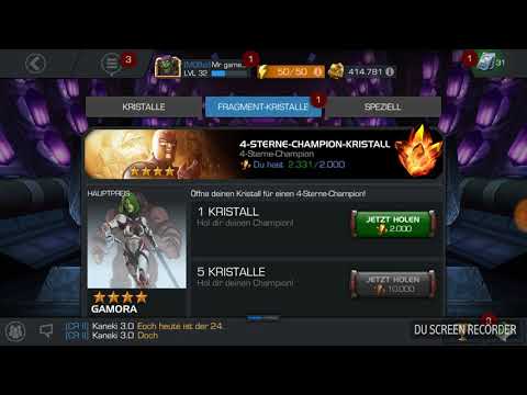 Marvel contest of champions first 4 star crystal  opening 👍