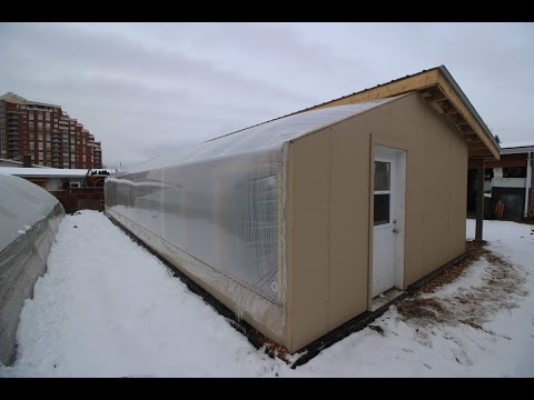 Epic Time-lapse of a Passive Solar Greenhouse Build! Video