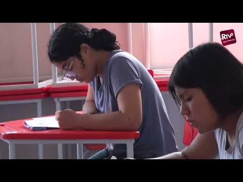 🔴#UNMSM Jóvenes de Huarmey que rendirán examen 2024-II participaron en simulacro del CEPUSM