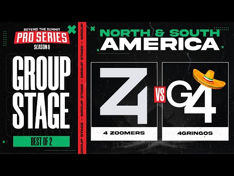 4 Zoomers vs 4 Gringos Game 1 - BTS Pro Series 8 AM: Group Stage w/ Kmart & ET