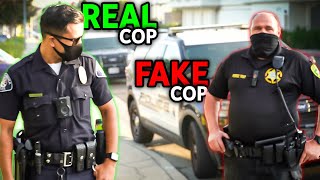 Fake Cop ARRESTS Corrupt Cop…