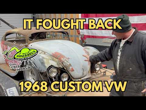 Custom VW Beetle Build Is Finally Taking Shape… After a Tough Day in the Shop
