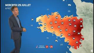 Illustration de l'actualité La météo de votre mercredi 29 juillet 2026