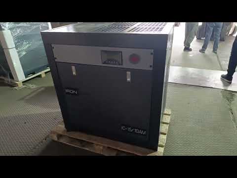 IRONMAC  IC 15/10 AM - винтовой компрессор iro449, видео 3