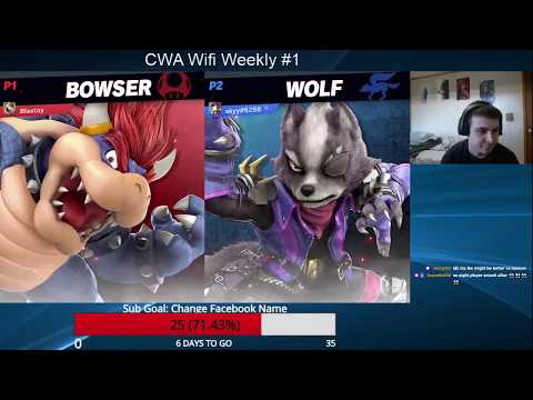 CWA Wifi Weekly 01 - Blastoy (Bowser) vs Sky (Wolf, Ike) Losers Semifinals