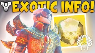 Destiny 2: EXOTIC RARITY INFO! New Drop Rates, Three of Coins, Exotic Quests & New Armor