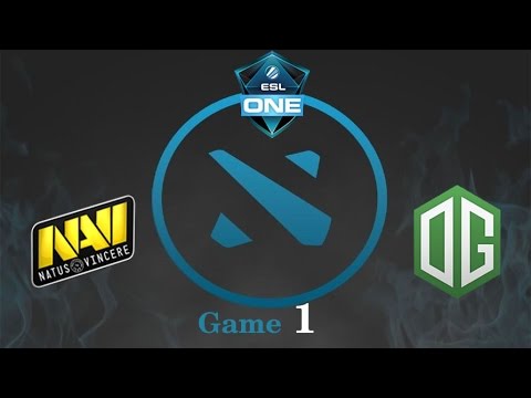 Highlights Navi vs OG Game 1, ESL One Frankfurt 2016, 6/17/2016