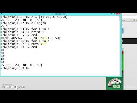 113 Learn Python And Ruby Programming Loop In Arrays