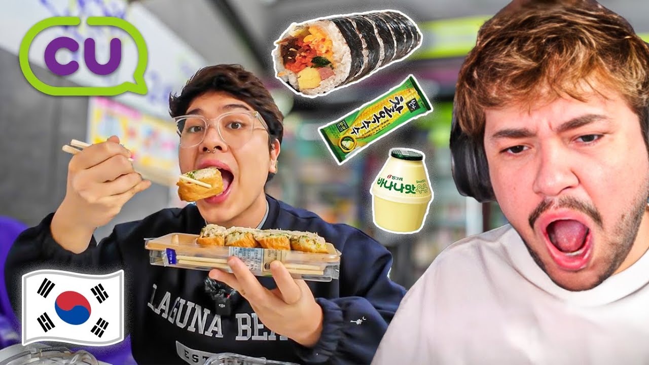 24h COMENDO NA LOJA DE CONVENIÊNCIA DA COREIA DO SUL