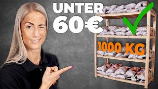 Besser als jedes Baumarktregal! Wird es eine Tonne halten können?