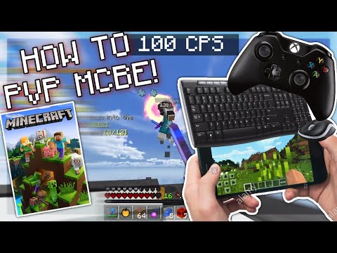 HOW TO PVP LIKE A GOD IN MINECRAFT BEDROCK EDITION (MCPE, CONTROLLER, WINDOWS 10)