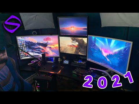 NEW 2021 GAMING SETUP & ROOM TOUR!
