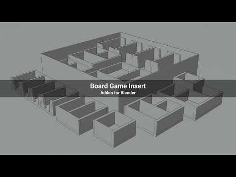 Board Game Insert Addon for Blender