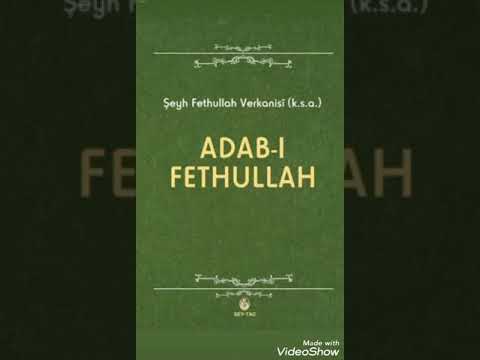 ADAB-I FETHULLAH