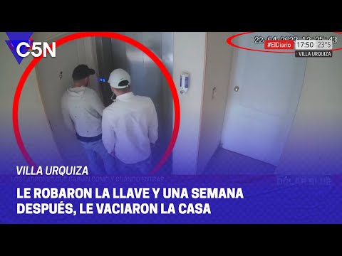 VILLA URQUIZA: le ROBARON las LLAVES y le DESVALIJARON el DEPARTAMENTO