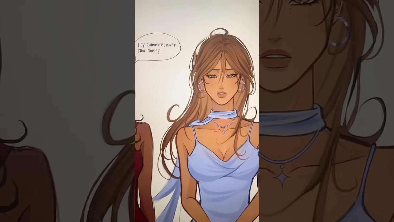 EXPLANATION in comments!! 🥲 #theotherwoman #oc #occouple #oclore #digitalart #drawing #ocart