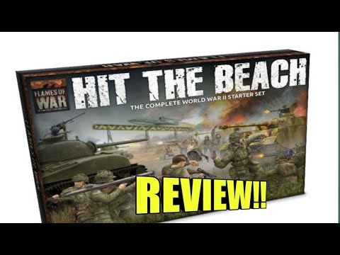 Flames of war HIT THE BEACH review.