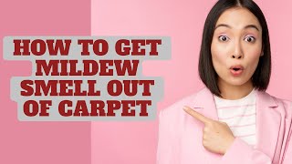 How To Get Mildew Smell Out Of Carpet
