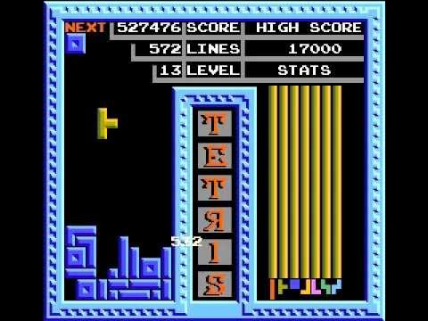 My Gameplay - Tengen Tetris
