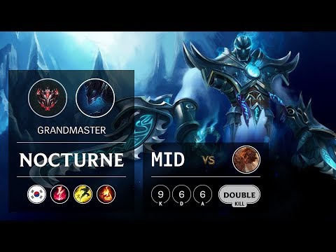 Nocturne Mid vs Taliyah - KR Grandmaster Patch 10.2