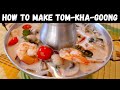 How To Make Tom Kha Goong Thai Coconut Soup