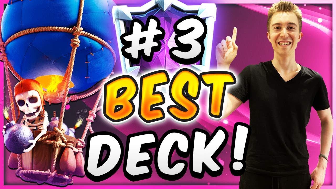 4 IN THE WORLD!! BEST BALLOON DECK IN CLASH ROYALE RIGHT NOW