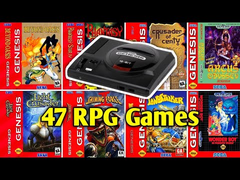 Best 47 RPG Games for Sega Genesis/Mega Drive