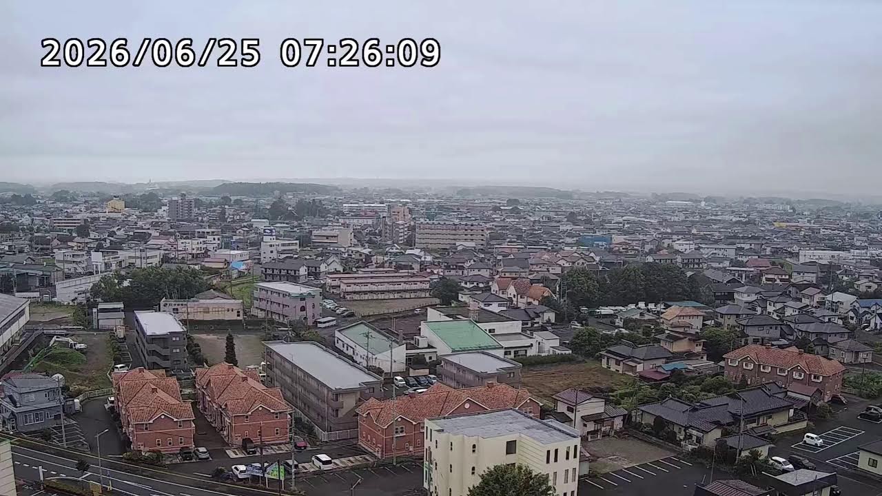 Live webcam view of Otawara City Rooftop Panorama